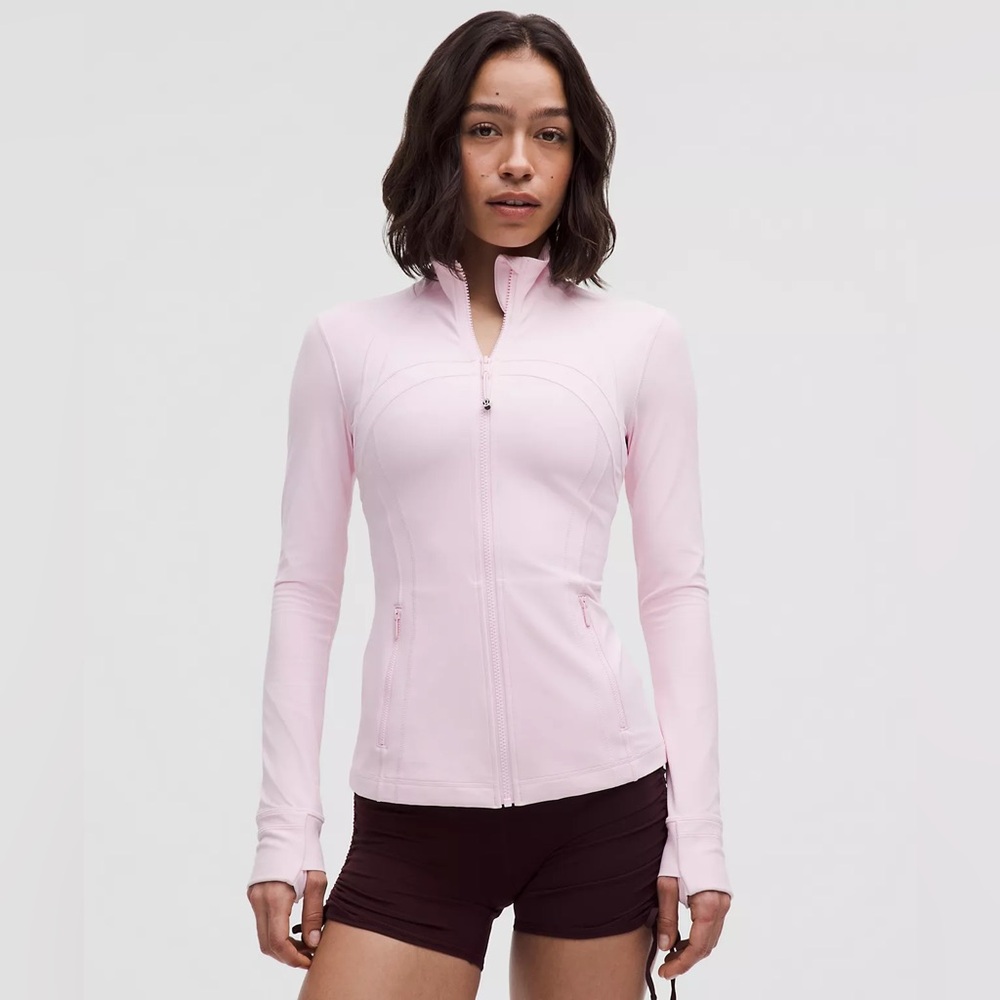Nwt lululemon define jacket nulu strawberry milkshake size 12